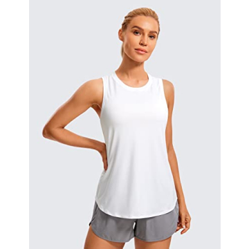 CRZ YOGA Women’s Lightweight Athletic Tank Top for All-Day Comfort