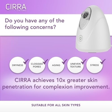Revitalize Skin with Spa Sciences CIRRA Facial Steamer - Aromatherapy