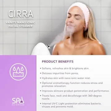 Revitalize Skin with Spa Sciences CIRRA Facial Steamer - Aromatherapy