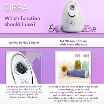 Revitalize Skin with Spa Sciences CIRRA Facial Steamer - Aromatherapy