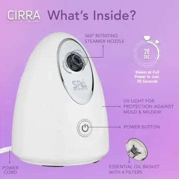 Revitalize Skin with Spa Sciences CIRRA Facial Steamer - Aromatherapy