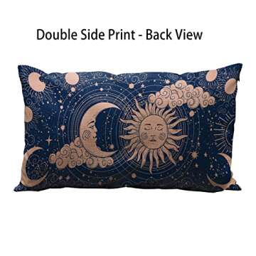 Wozukia Astrology Throw Pillow Cover for Home Decor