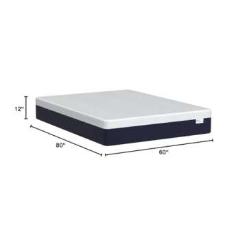 Sleep Innovations Shiloh 12 Inch Memory Foam Mattress, Queen Size, Bed in a Box, Cradling Medium Support