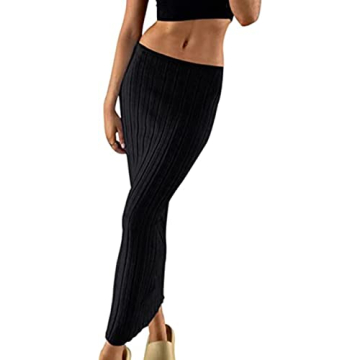 SAFRISIOR Women's Elegant Maxi Skirt for Every Occasion