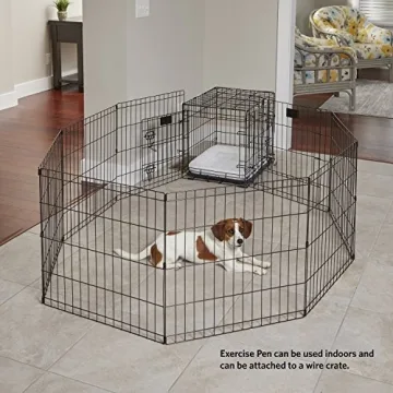 MidWest Foldable Metal Dog Exercise Pen for Small Pets