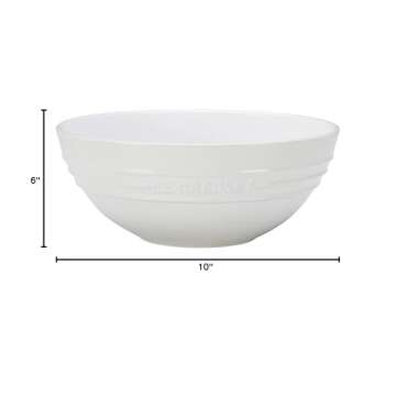 Elevate Your Dining Experience with Le Creuset Stoneware Multi Bowl - 3.1 qt, White