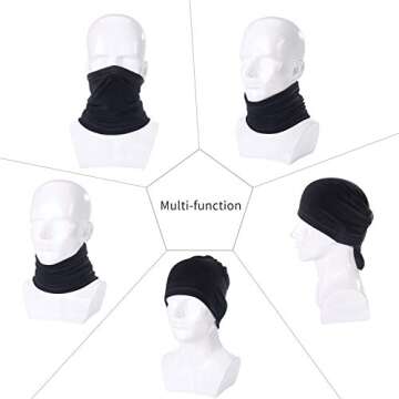 B BINMEFVN Polar Fleece Neck Warmer - Windproof & Stylish