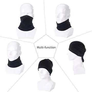 B BINMEFVN Polar Fleece Neck Warmer - Windproof & Stylish