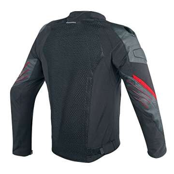 Dainese MIG Leather-Textile Jacket Black/Red (58)