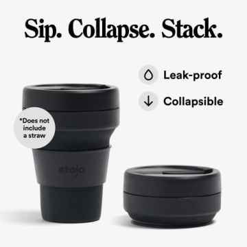 STOJO Collapsible Cup for Hot & Cold Drinks