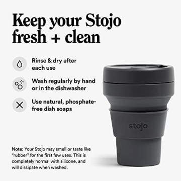 STOJO Collapsible Cup for Hot & Cold Drinks