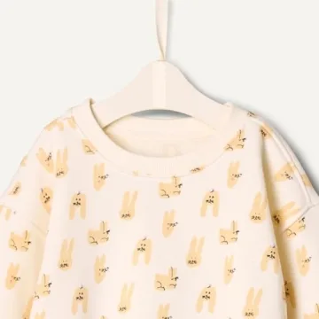 Sofia Grainge Baby Boys' Sweatshirt & Sweatpant Set - Ivory Rabbit