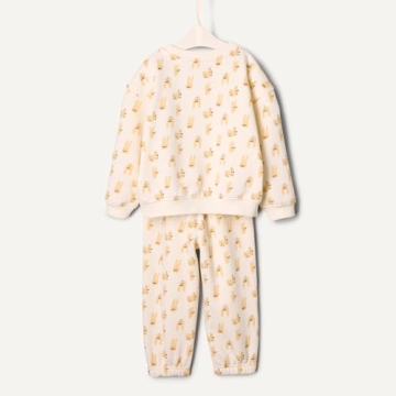 Sofia Grainge Baby Boys' Sweatshirt & Sweatpant Set - Ivory Rabbit