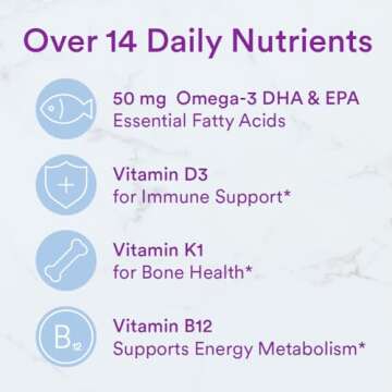 SmartyPants Toddler Multivitamin Gummies: Omega 3 Fish Oil (EPA/DHA), Vitamin D3, C, Vitamin B12, B6, A, K & Zinc, Biotin, Beta Carotene, Gluten Free, Three Fruit Flavors, 90 Count (30 Day Supply)