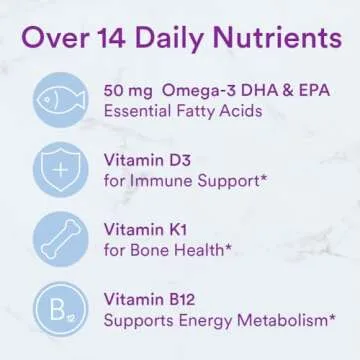 SmartyPants Toddler Multivitamin Gummies: Omega 3 Fish Oil (EPA/DHA), Vitamin D3, C, Vitamin B12, B6, A, K & Zinc, Biotin, Beta Carotene, Gluten Free, Three Fruit Flavors, 90 Count (30 Day Supply)