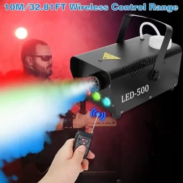 KOCASO Fog Machine with LED Effects for Events