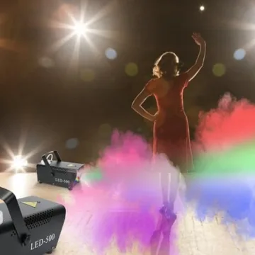 KOCASO Fog Machine with LED Effects for Events