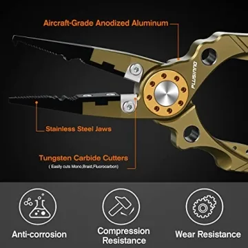 PLUSINNO 8 Inch Fishing Pliers for All Anglers