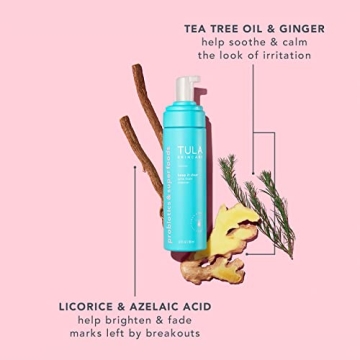 TULA Keep It Clear Acne Foam Cleanser with Probiotics