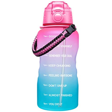 Fidus 1 Gallon Motivational Water Bottle BPA-Free Leakproof