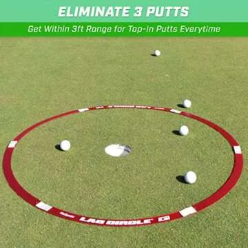 GoSports LAG CIRCLE 6 ft & 3 ft Chipping and Putting Improve Skills