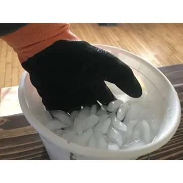 G & F Products Waterproof Winter Gloves – Insulated Cold Weather Work Gloves with HPT Palm Coating, Windproof & Abrasion-Resistant for Snow Shoveling, Construction, and Outdoor Activities, Large