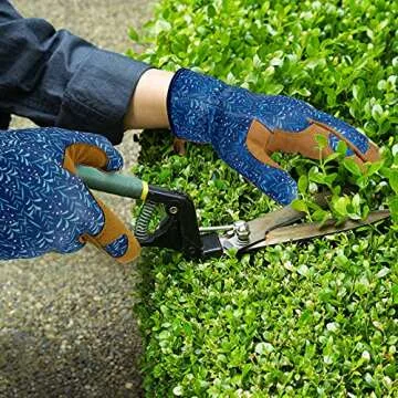 Bamllum Leather Gardening Gloves for Women - Durable & Stylish