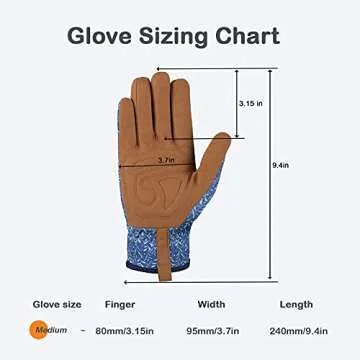 Bamllum Leather Gardening Gloves for Women - Durable & Stylish