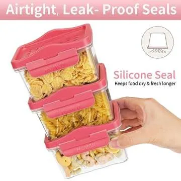 HOMER Food Storage Containers with Lids Airtight - 9 PCS BPA Free Plastic Containers Set for Kitchen Pantry Organize Cereal, Coffee, Pasta, Rice, Sugar, Flour - Labels & Marker