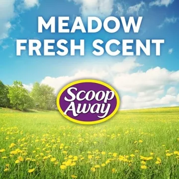 Scoop Away Multi Cat Clumping Cat Litter, Meadow Fresh Scent, 38 Pounds (Package May Vary)