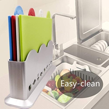 Index Color-Coded Cutting Boards Set for Kitchen Safety