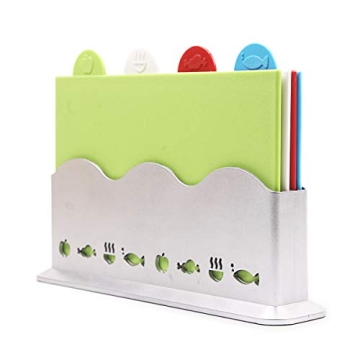 Index Color-Coded Cutting Boards Set for Kitchen Safety