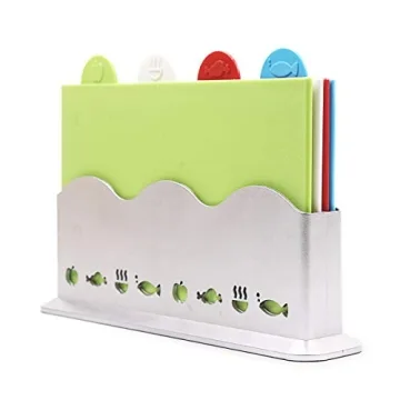 Index Color-Coded Cutting Boards Set for Kitchen Safety