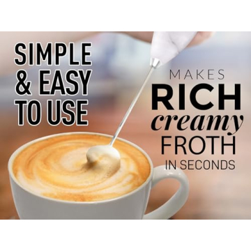 High Speed Handheld Milk Frother with Upgraded Stand