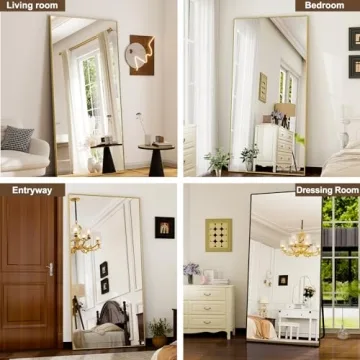 GLSLAND Extra Large Full Length Mirror - Modern Design