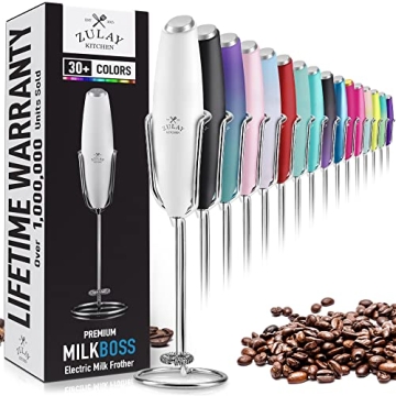 PRO Milk Frother Wand - High Speed Handheld Mixer