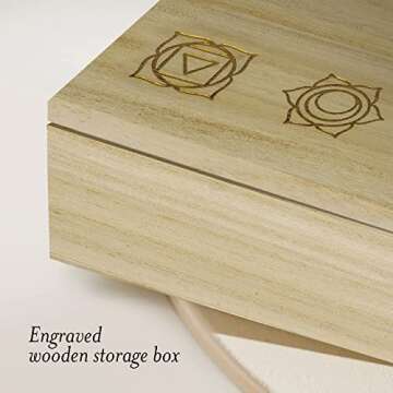 Elementao Chakra Crystals for Healing & Meditation