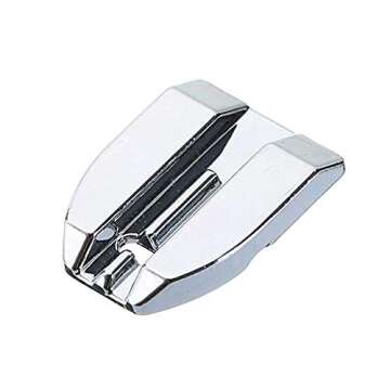 Concealed Invisible Zipper Foot Fits All Low Shank Snap-On Singer Brother Babylock Euro-Pro Janome Kenmore White Juki New Home Simplicity Elna Etc Domestic Sewing Machines