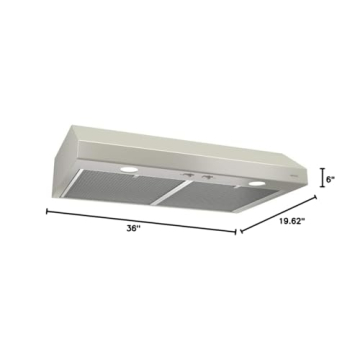 Broan-NuTone Glacier Range Hood in Bisque