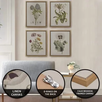 Martha Stewart Herbal Botany Wall Art for Home