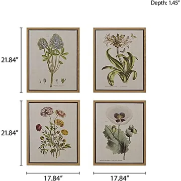 Martha Stewart Herbal Botany Wall Art for Home