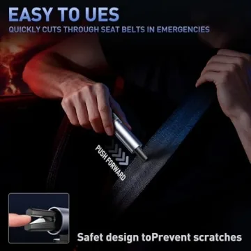 SKINNYON Emergency Car Window Breaker Tool for Safety