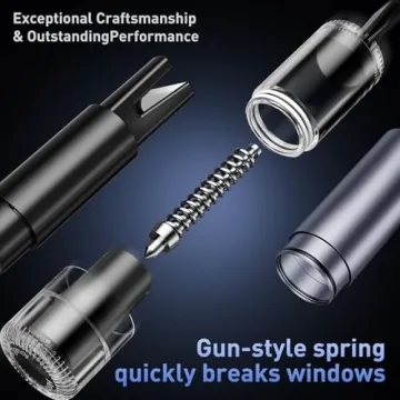 SKINNYON Emergency Car Window Breaker Tool for Safety