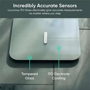 WYZE Smart Scale X for Body Weight, Digital Bathroom Scale for BMI, Body Fat, Water and Muscle, Heart Rate Monitor, Body Composition Analyzer for People, Baby, Pet, 400 lb, White