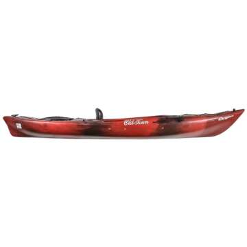 Old Town Canoes & Kayaks Dirigo 106 Recreational Kayak, Black Cherry, 6 Inches, Length 10 ft
