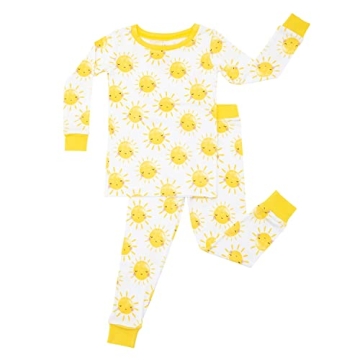Little Sleepies Two-Piece Pajama Set for Baby Boys and Baby Girls, Viscose Derived from Bamboo Toddl...