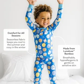 Little Sleepies Two-Piece Pajama Set - Soft Viscose PJs for Kids