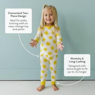 Little Sleepies Two-Piece Pajama Set - Soft Viscose PJs for Kids
