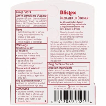 Blistex Medicated Lip Ointment - Ultimate Relief for Chapped Lips