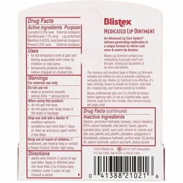 Blistex Medicated Lip Ointment - Ultimate Relief for Chapped Lips